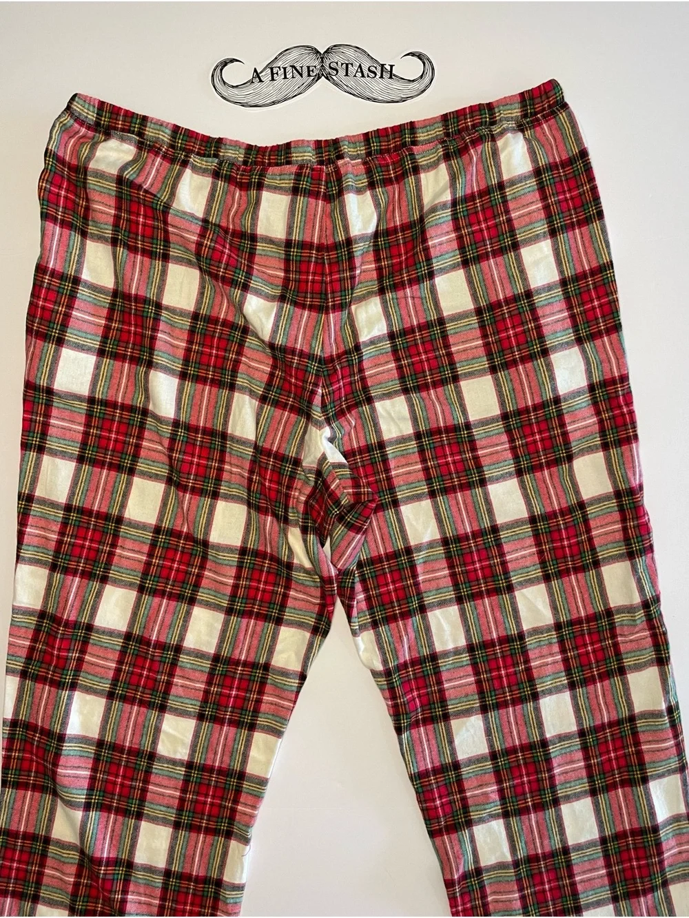 Hanna Andersson Women's Long John Pajama Set in Family Holiday Plaid XXL Cotton